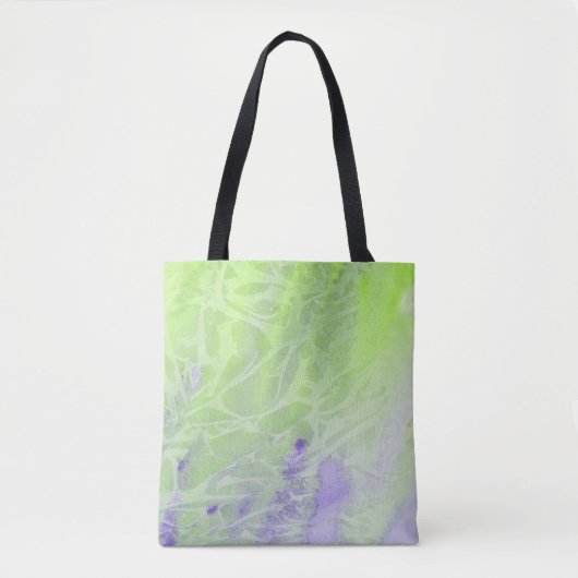 Sanftes Grün- und Lavendel-Harmonie Tasche (Vorderseite)