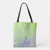 Sanftes Grün- und Lavendel-Harmonie Tasche (Rückseite)