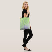 Sanftes Grün- und Lavendel-Harmonie Tasche (Am Model)