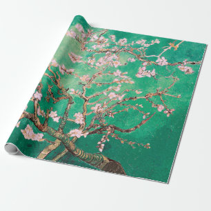 Sanftes Grün Vincent Van Gogh Mandelblüten Geschenkpapier