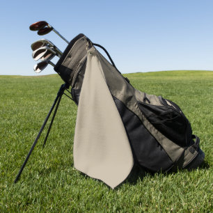Sanftes hellbeiges Hintergrunddesign – Hochzeitsde Golfhandtuch