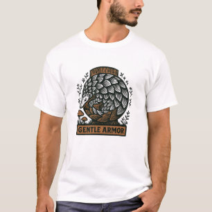 Sanftes Igel-Waldland-T-Shirt mit Rüstung T-Shirt