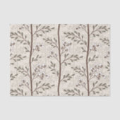 Sanftes Japandi-Blumen-Botanik Seidenpapier (Vorderseite)
