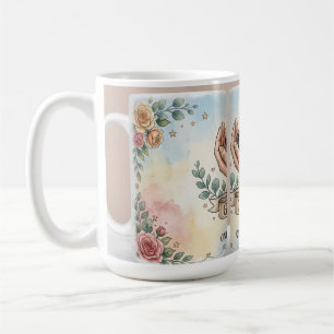 Sanftes Liebe Golden Retriever Welpen-Mug-Design Kaffeetasse