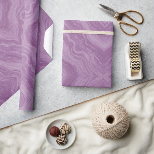 Sanftes Lila & Violett Geschenkpapier (Kunsthandwerk)