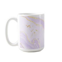 Sanftes Lila Wasserfarbe Gold Spritzer Elegant