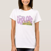 Sanftes Lila Whimsical Garden Explore T-Shirt (Vorderseite)