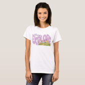 Sanftes Lila Whimsical Garden Explore T-Shirt (Vorne ganz)