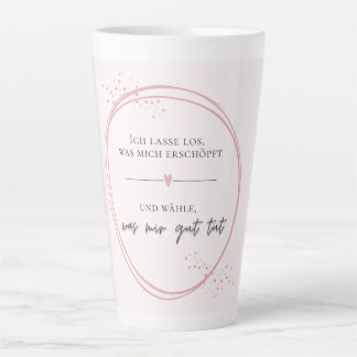Sanftes Loslass-Affirmation Milchtasse