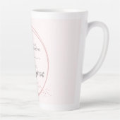 Sanftes Loslass-Affirmation Milchtasse (Rechts)