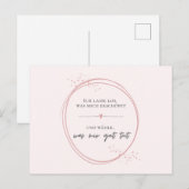 Sanftes Loslass-Affirmation Postkarte (Vorne/Hinten)