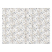 Sanftes neutrales Boho-Blumen-Botanik-Frühlingsmus Tischdecke (Vorderseite (Horizontal))