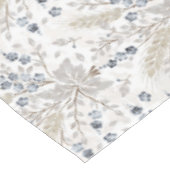 Sanftes neutrales Boho-Blumen-Botanik-Frühlingsmus Tischdecke (Schrägansicht)