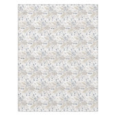 Sanftes neutrales Boho-Blumen-Botanik-Frühlingsmus Tischdecke (Vorderseite)
