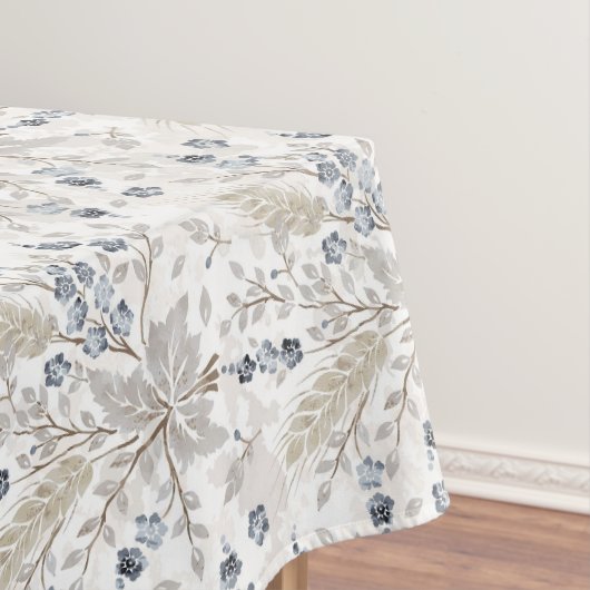 Sanftes neutrales Boho-Blumen-Botanik-Frühlingsmus Tischdecke (Beispiel)