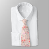 Sanftes Pastell-Blumenmuster Krawatte (Gebunden)