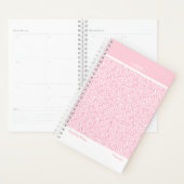 Sanftes Rosa Leopard Modern Planer (Anzeige)