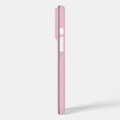 Sanftes Rosa Vertikalstreifenmuster Minimal Case-Mate iPhone Hülle (Rückseite / Links)