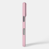 Sanftes Rosa Vertikalstreifenmuster Minimal Case-Mate iPhone Hülle (Rückseite / Rechts)