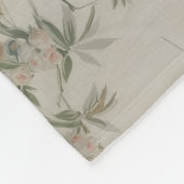 Sanftes rosa Wasserfarbe – Gemütlicher Blush-Komfo Fleecedecke (Ecke)