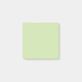 Sanftes Salbeigrün schlicht Post-it Klebezettel (Vorderseite)