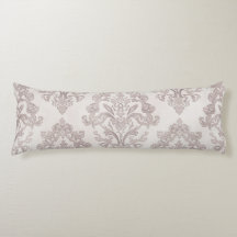 Sanftes Taupe-Damask Wasserfarbe Klassisches Flora