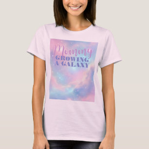 Sanftes Träumerisches Pastell Rosa Blau Kosmische T-Shirt