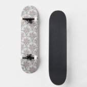 Sanftes Vintage-Muster Skateboard (Vorderseite)