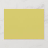Sanftes Warmgelb Postkarte (Vorderseite)