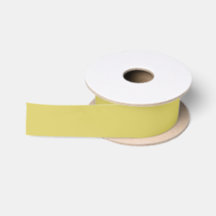 Sanftes Warmgelbes Satinband