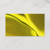 Sanftgelbe Design-Visitenkarte Visitenkarte (Rückseite)