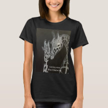 Sanftheit Hat Stärke Giraffen-Affirmations-T-Shirt