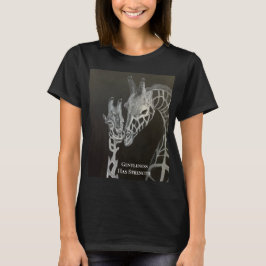 Sanftheit Hat Stärke Giraffen-Affirmations-T-Shirt T-Shirt