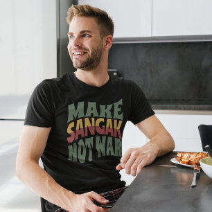 Sangak nicht Krieg Persisches Kiesbrot T-Shirt