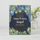 Sangeet Einladungen Digital Sangeet lädt (Stehend Vorderseite)