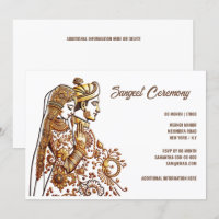 Sangeet Hindi Hena Mehndi Mretroi Brautbräutigam