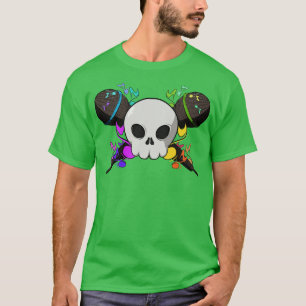 Sänger Crew Jolly Pirat keine Unterschrift T-Shirt
