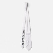 Sänger/Dancer Neck Tie Krawatte (Rückseite)