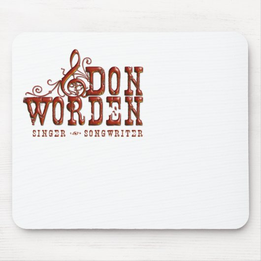 Sänger Dons Worden ~ Texter und Mousepad (Vorne)