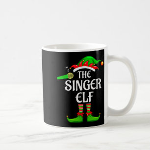 Sänger-Elf-Passende Familien-Gruppen-Weihnachtsfei Kaffeetasse