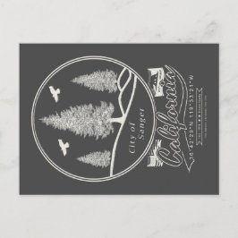 SANGER FRESNO KALIFORNIA POSTKARTE