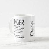 Sänger Kaffeetasse (Vorderseite Links)