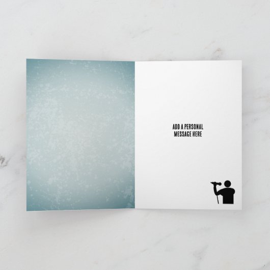 Sänger / Lautsprecher bei Mic - Custom Occaise for Karte (Innenseite)