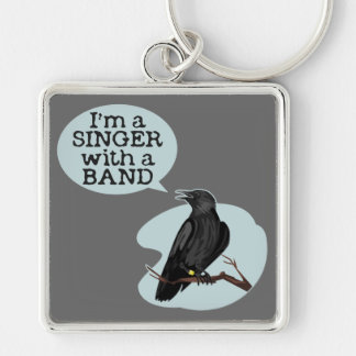 Sänger mit Band Schlüsselanhänger
