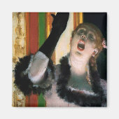 Sänger mit Handschuh, Edgar Degas Magnet (Vorne)