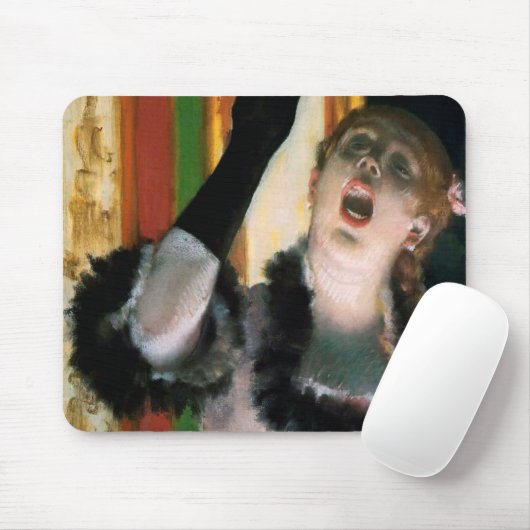 Sänger mit Handschuh, Edgar Degas Mousepad (Mit Mouse)