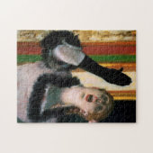 Sänger mit Handschuh, Edgar Degas Puzzle (Horizontal)