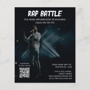 Sänger Musiker Musik Hip Hop Foto Werbematerial Flyer