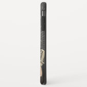 Sänger Retro Mikrofon und Vinyl 45 Case-Mate iPhone Hülle (Hinten/Links)