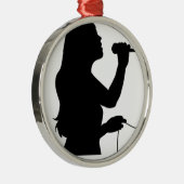 SÄNGER SILBERNES ORNAMENT (Rechts)